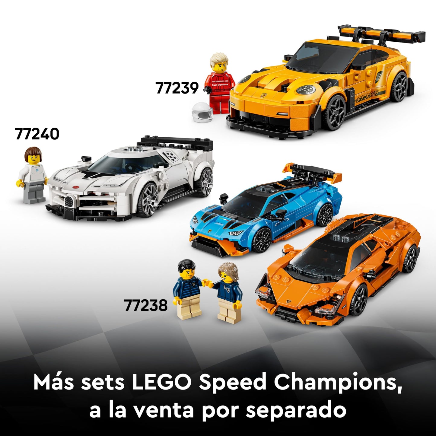 Dodge Challenger SRT Hellcat Sports Car Building Set with Driver Figure – Model 77237