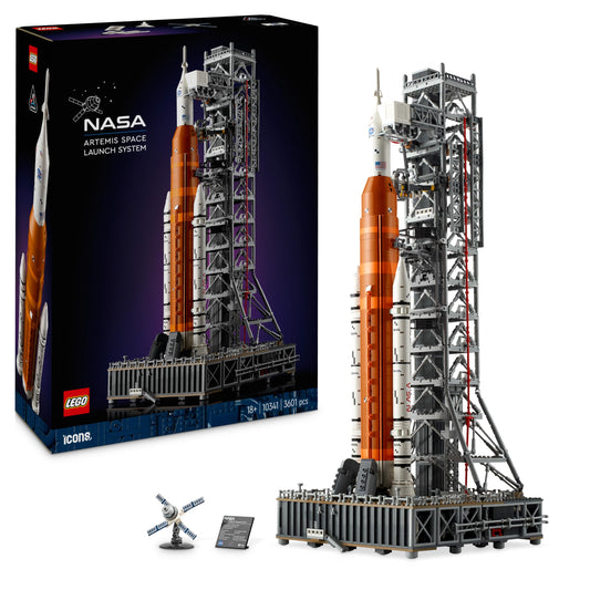 NASA Artemis Space Launch System Building Set with Orion Capsule & Launch Tower for Adults – 10341