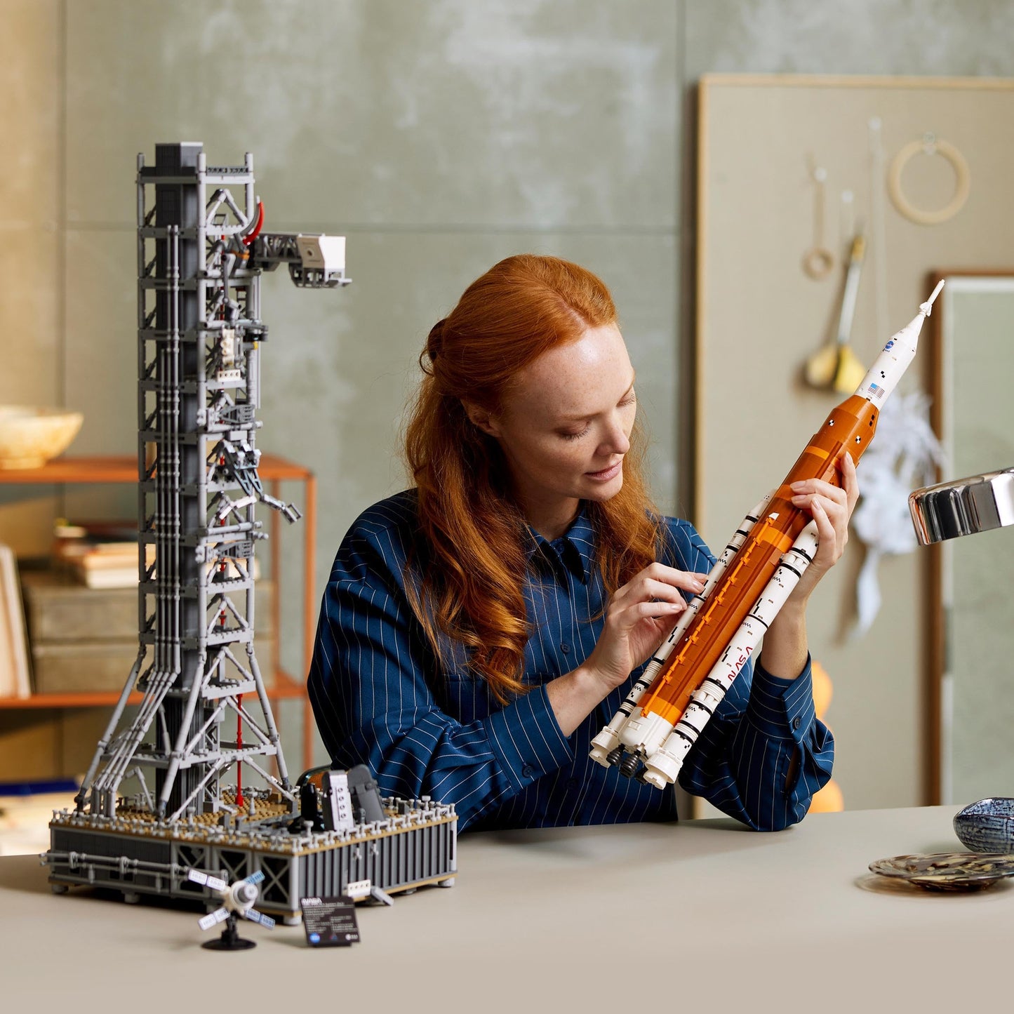 NASA Artemis Space Launch System Building Set with Orion Capsule & Launch Tower for Adults – 10341