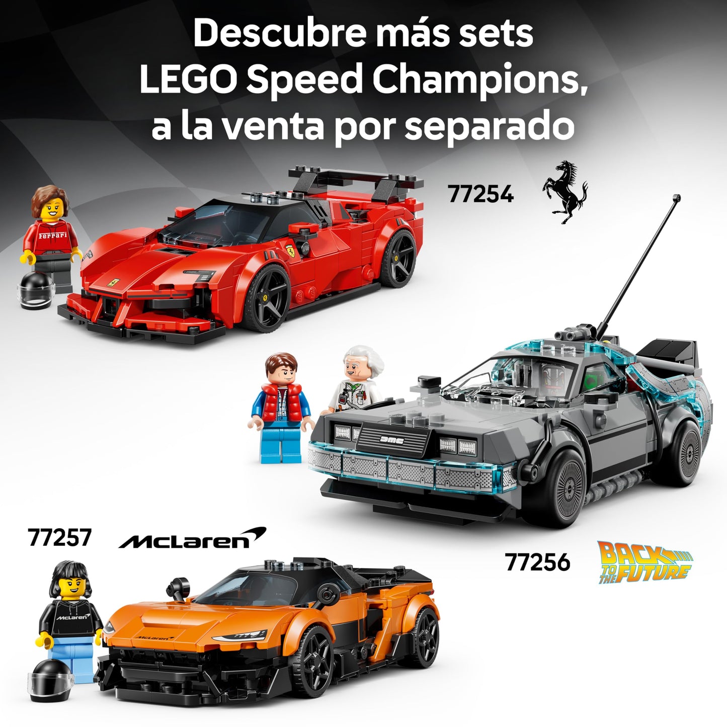 Speed Champions Bugatti Vision GT Race Car Building Set with Driver Minifigure – Model 77253